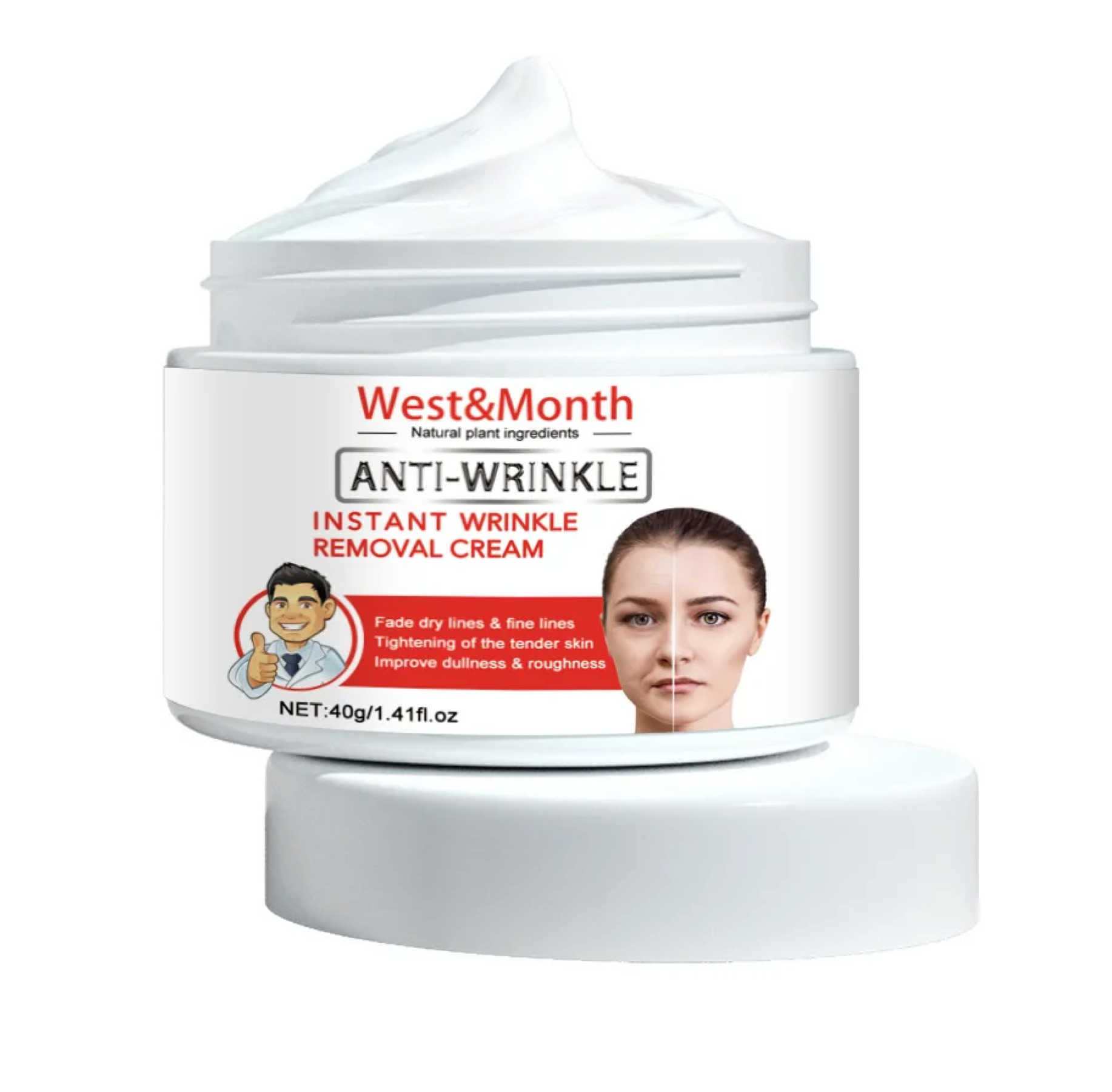 West Month Anti Wrinkle Instant Wrinkle Removal Cream 40g