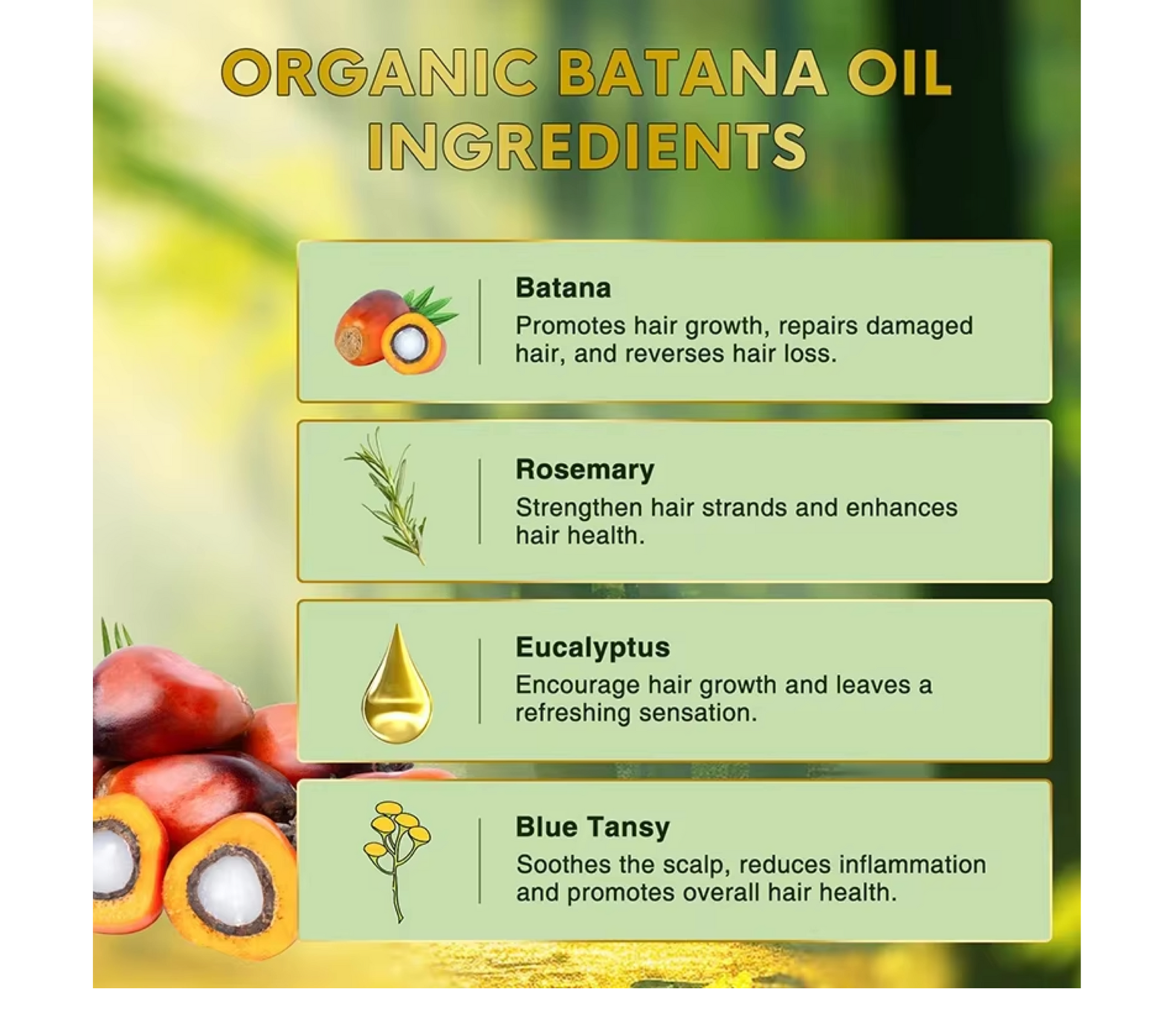 100% Organic and Natural Unrefined Batana Oil 100g