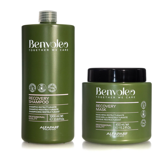 Alfaparf Benvoleo Recovery Shampoo 1L and Mask Duo