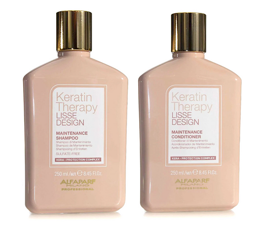 Alfaparf Keratin Therapy Lisse Design Shampoo and Conditioner 250ml