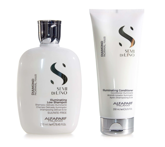 Alfaparf Milano Semi Di Lino Diamond Illuminating Shampoo and Conditioner