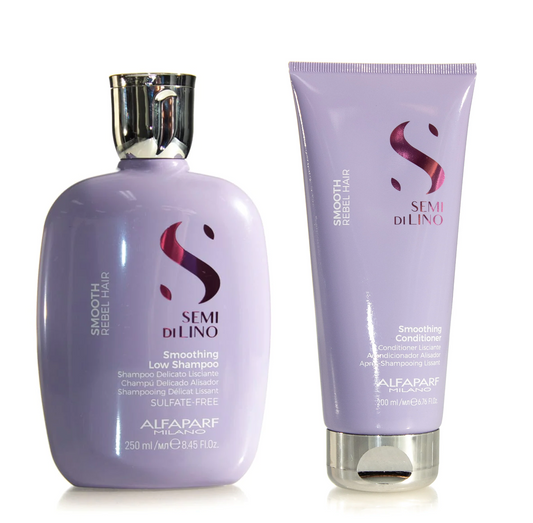 Alfaparf Milano Semi Di Lino Smooth Smoothing Shampoo and Conditioner Duo