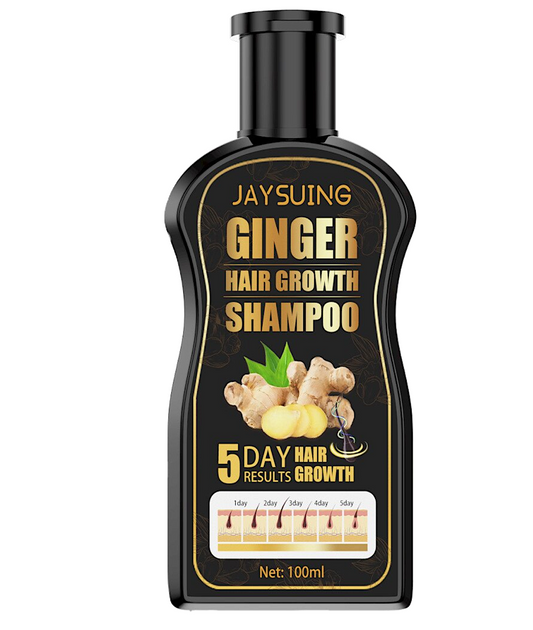 Jaysuing Ginger Hair Growth Shampoo 5 Days Results 100ml