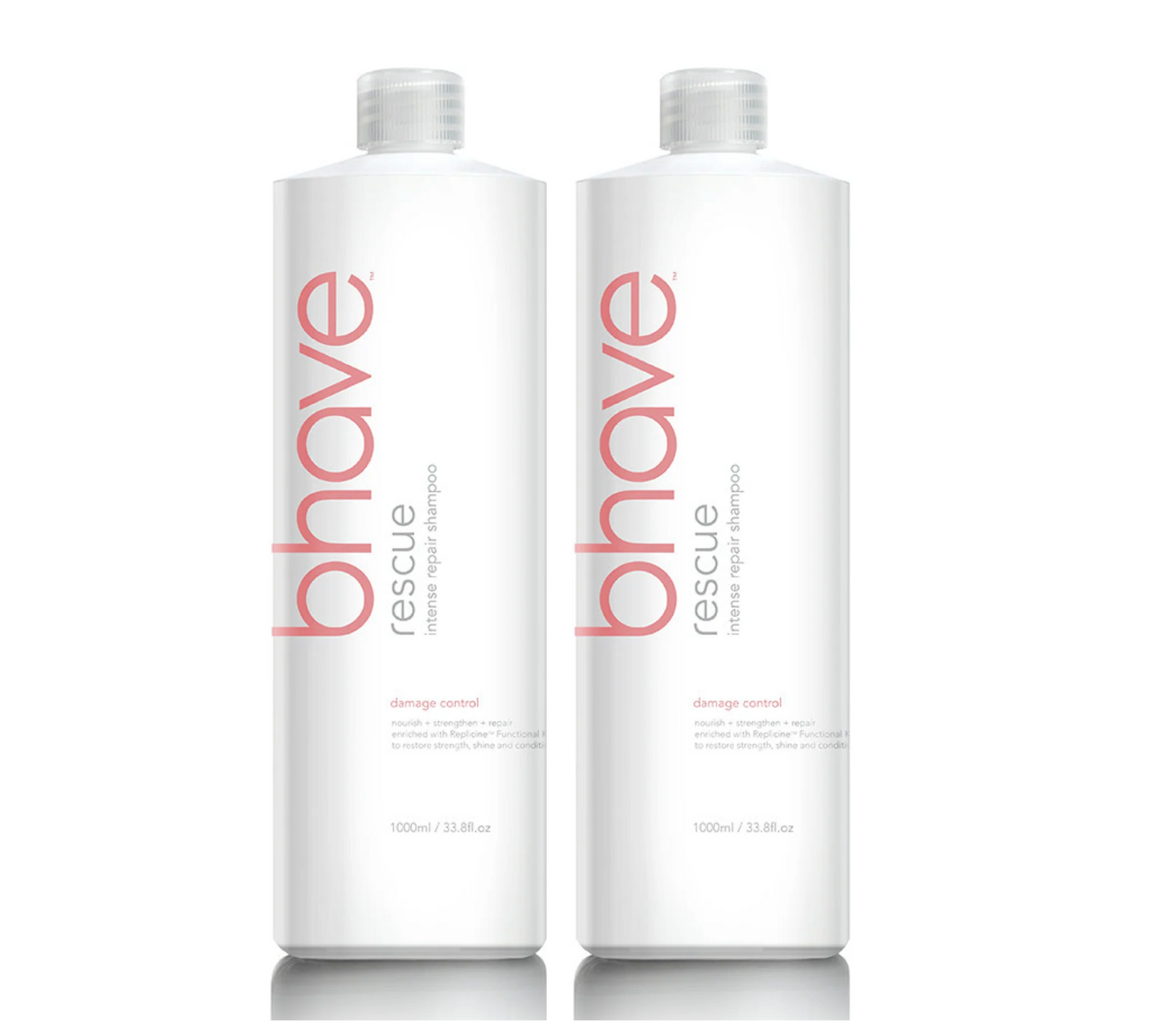 Bhave Rescue Intensive Repair Shampoo 1000ml (2pc)