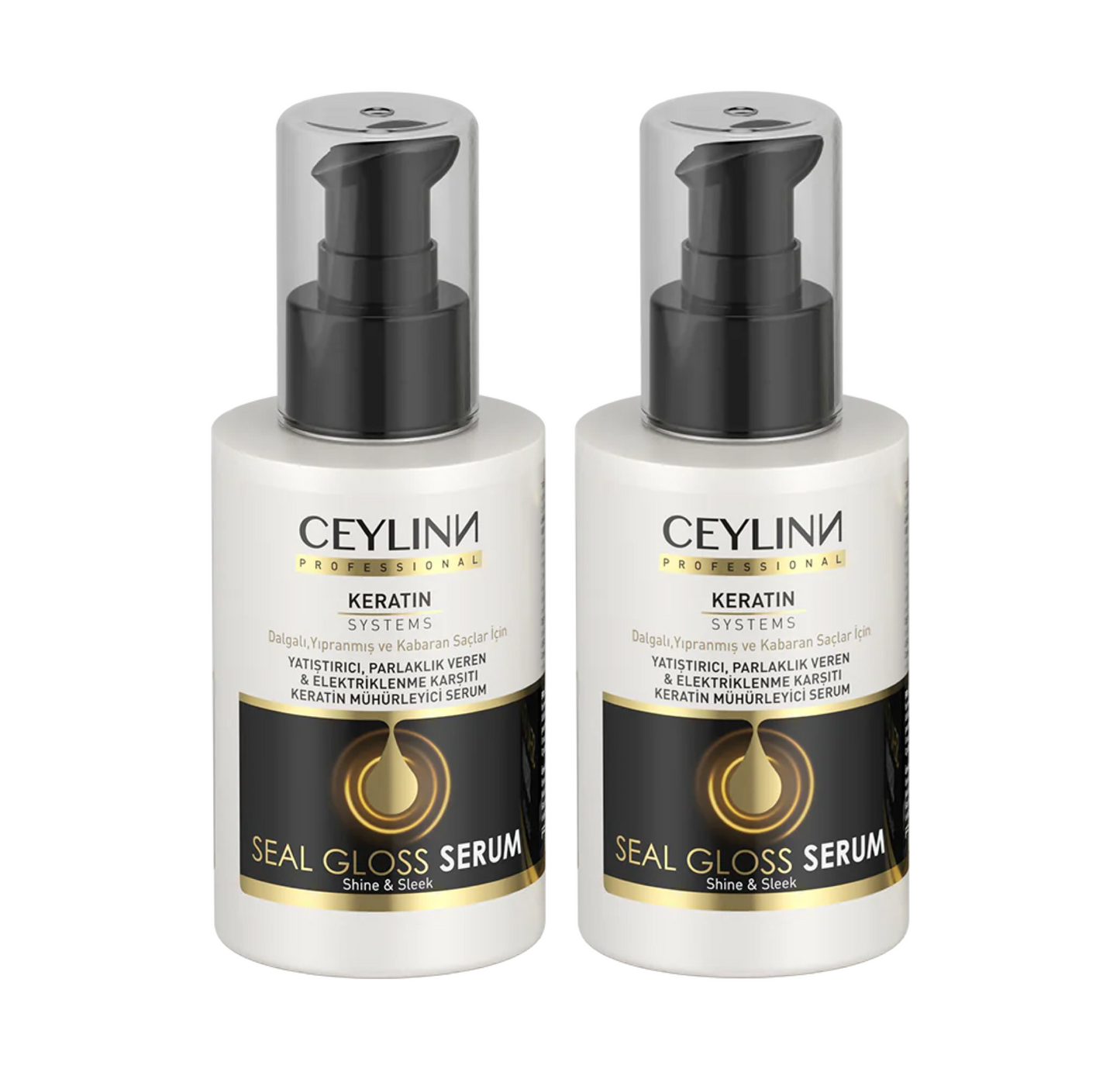 Ceylinn Keratin Gloss Serum 100ml (2pc)