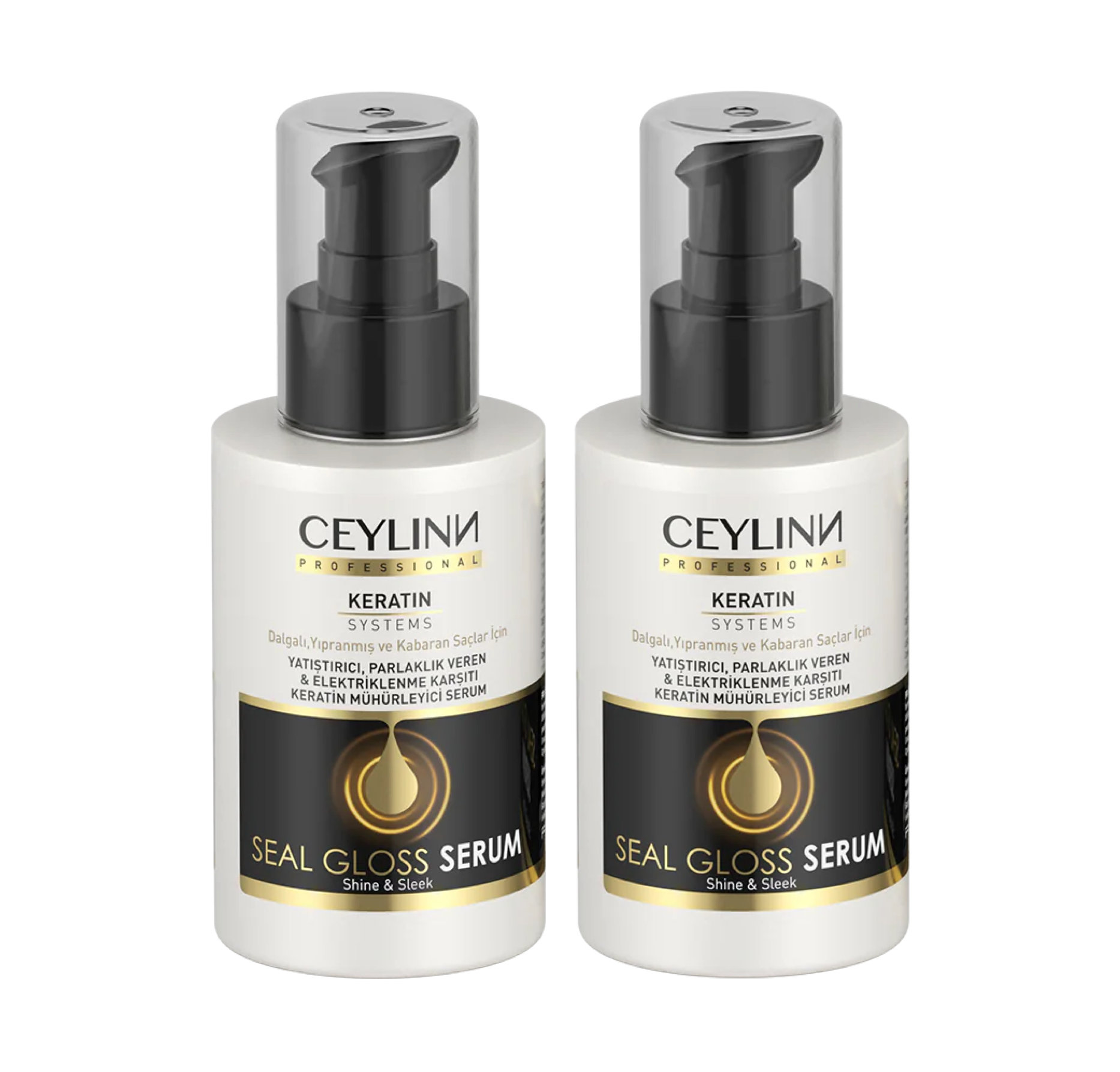 Ceylinn Keratin Gloss Serum 100ml (2pc)