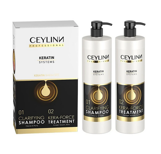 Ceylinn Keratin Straightening Treatment Hair Smoothing Kit