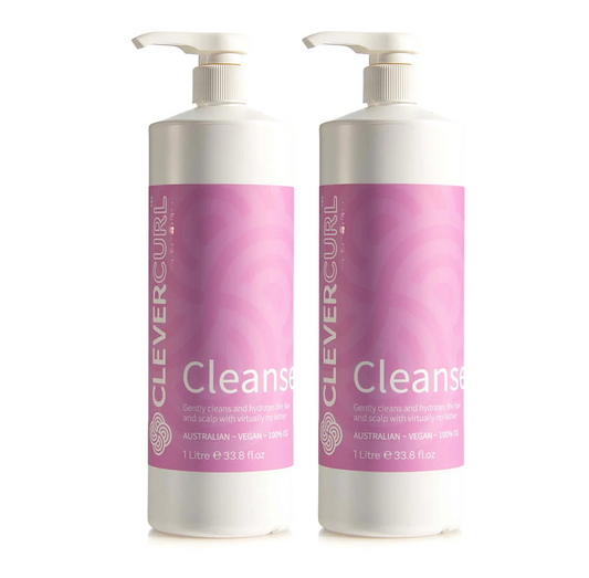 Clever Curl Cleanser Shampoo 1000ml (2pc)