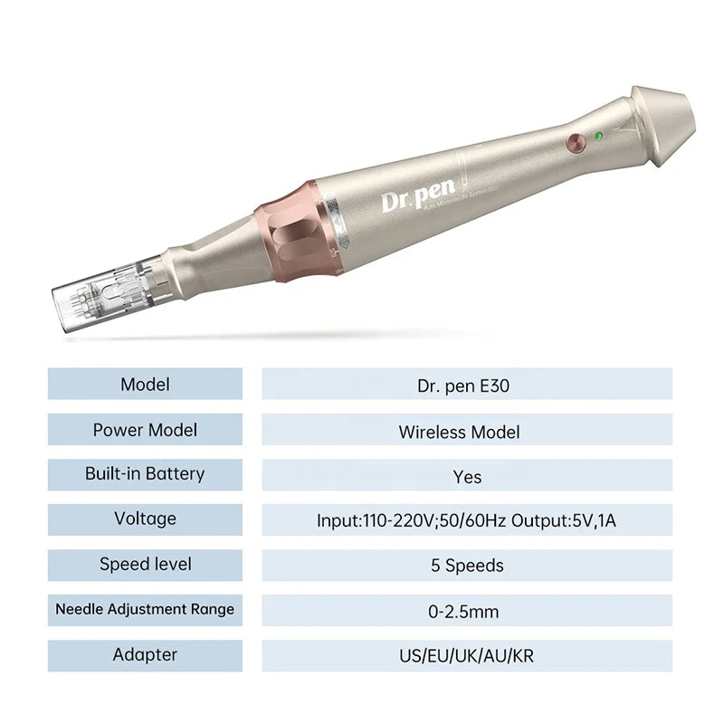 Dr Pen E30 Ultima Pro Microneedling Derma Pen Wireless