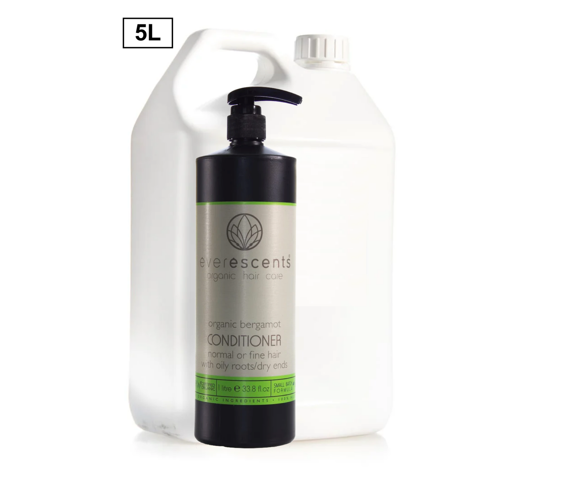 Everescents Organic Bergamot Conditioner 5L Professional Use