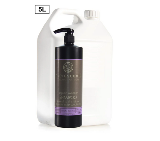 Everescents Organic Lavender Anti Dandruff Shampoo 5L Professional Use