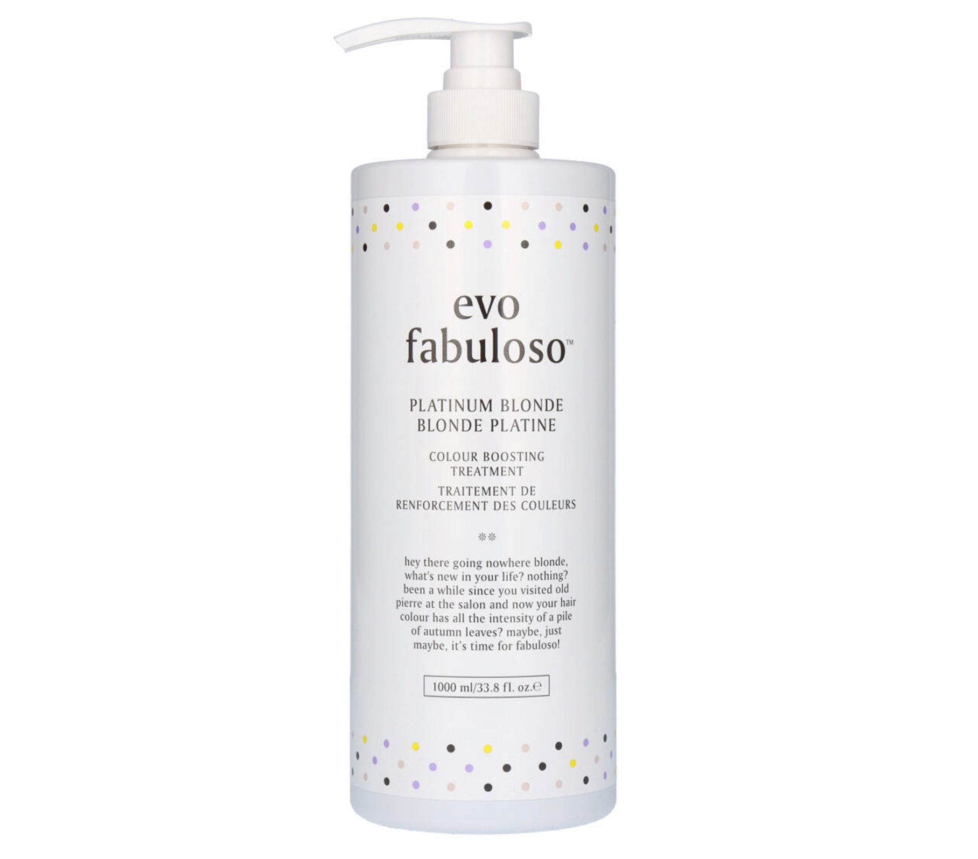 Evo Fabuloso Platinum Blonde Colour Boosting Treatment 1000ml