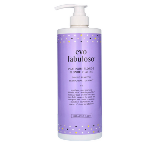 Evo Fabuloso Platinum Blonde Toning Shampoo 1000ml