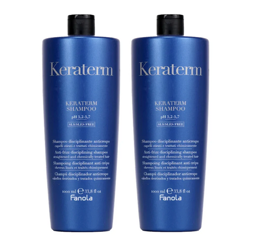 Fanola Keraterm Anti Frizz Disciplining Shampoo 1000ml (2pc)