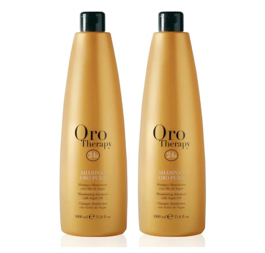 Fanola Oro Therapy 24K Argan Oil Shampoo 1000ml (2pc)