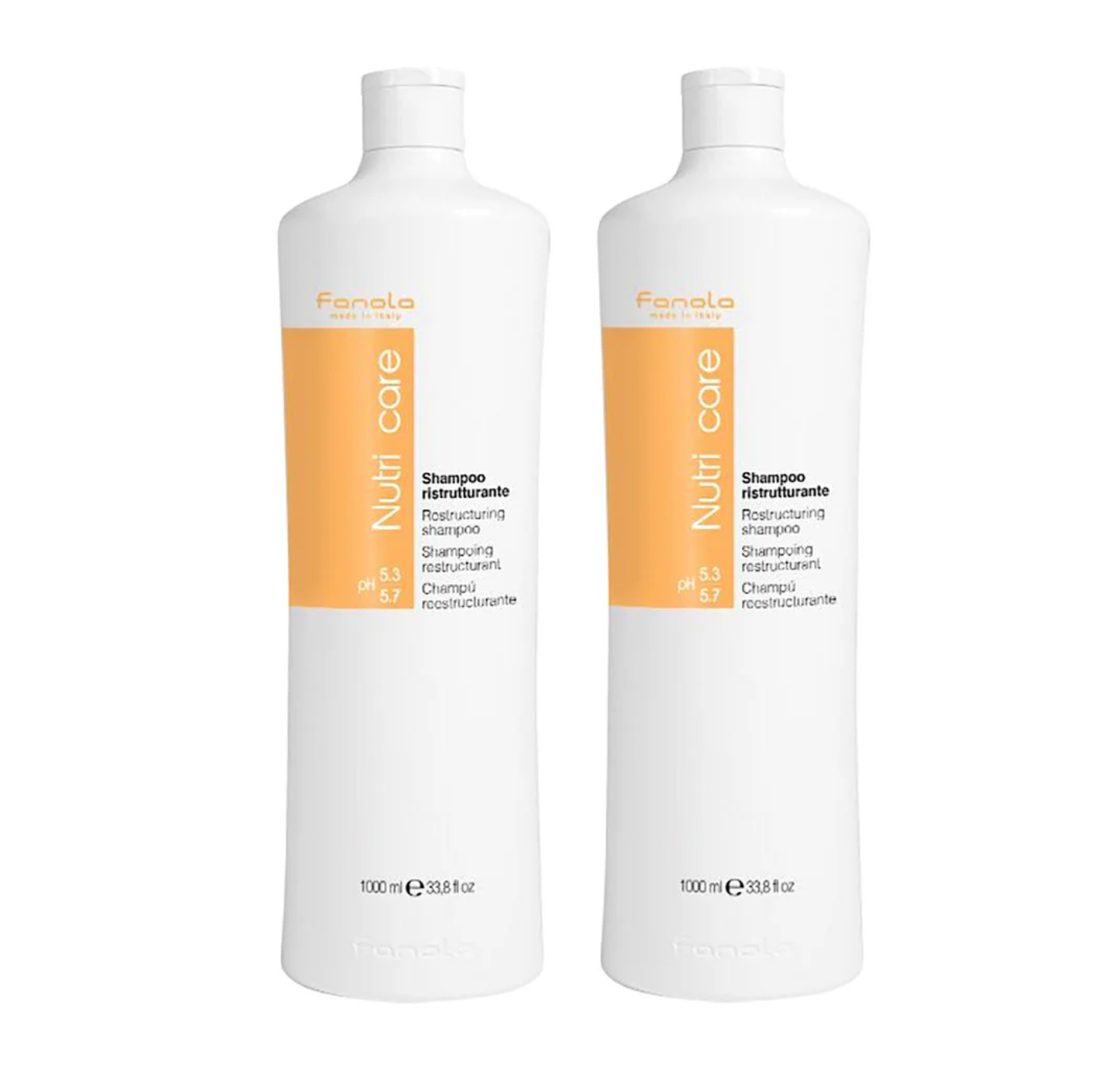 Fanola Nutricare Nourishing Restructuring Shampoo 1000ml (2pc)