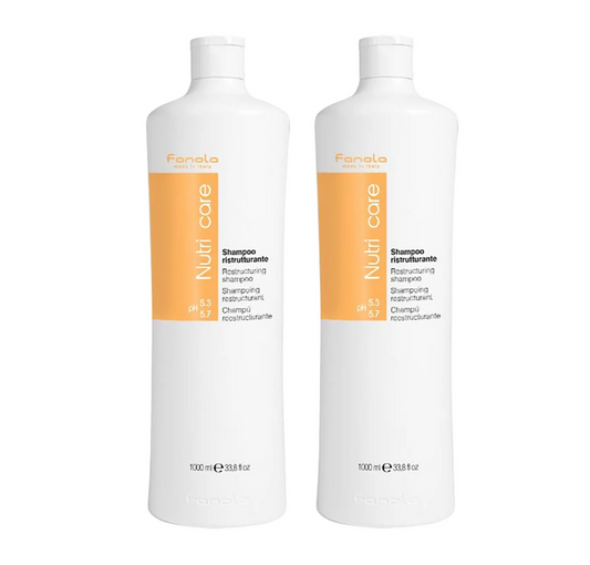 Fanola Nutricare Nourishing Restructuring Shampoo 1000ml (2pc)