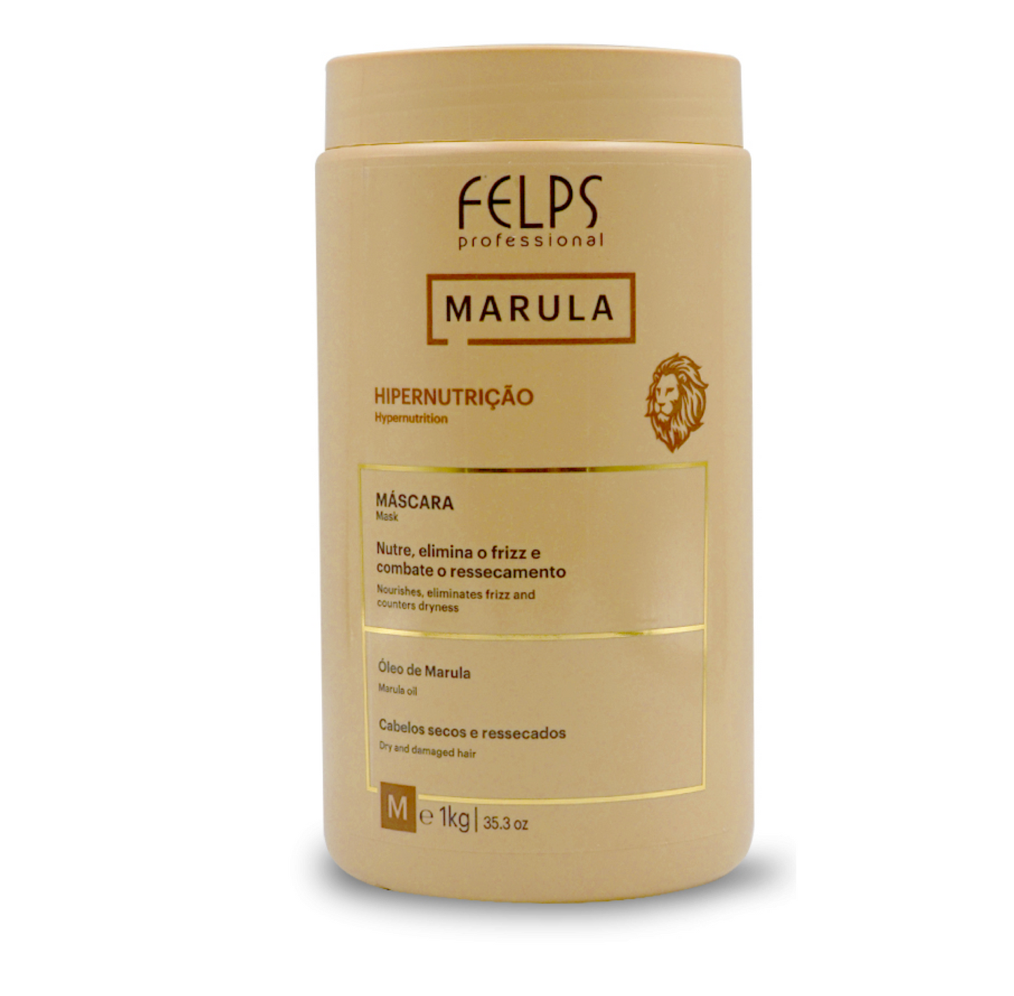 Felps Marula Hiper Nourishing Mask Hypernutrition Intense Hydration 1kg