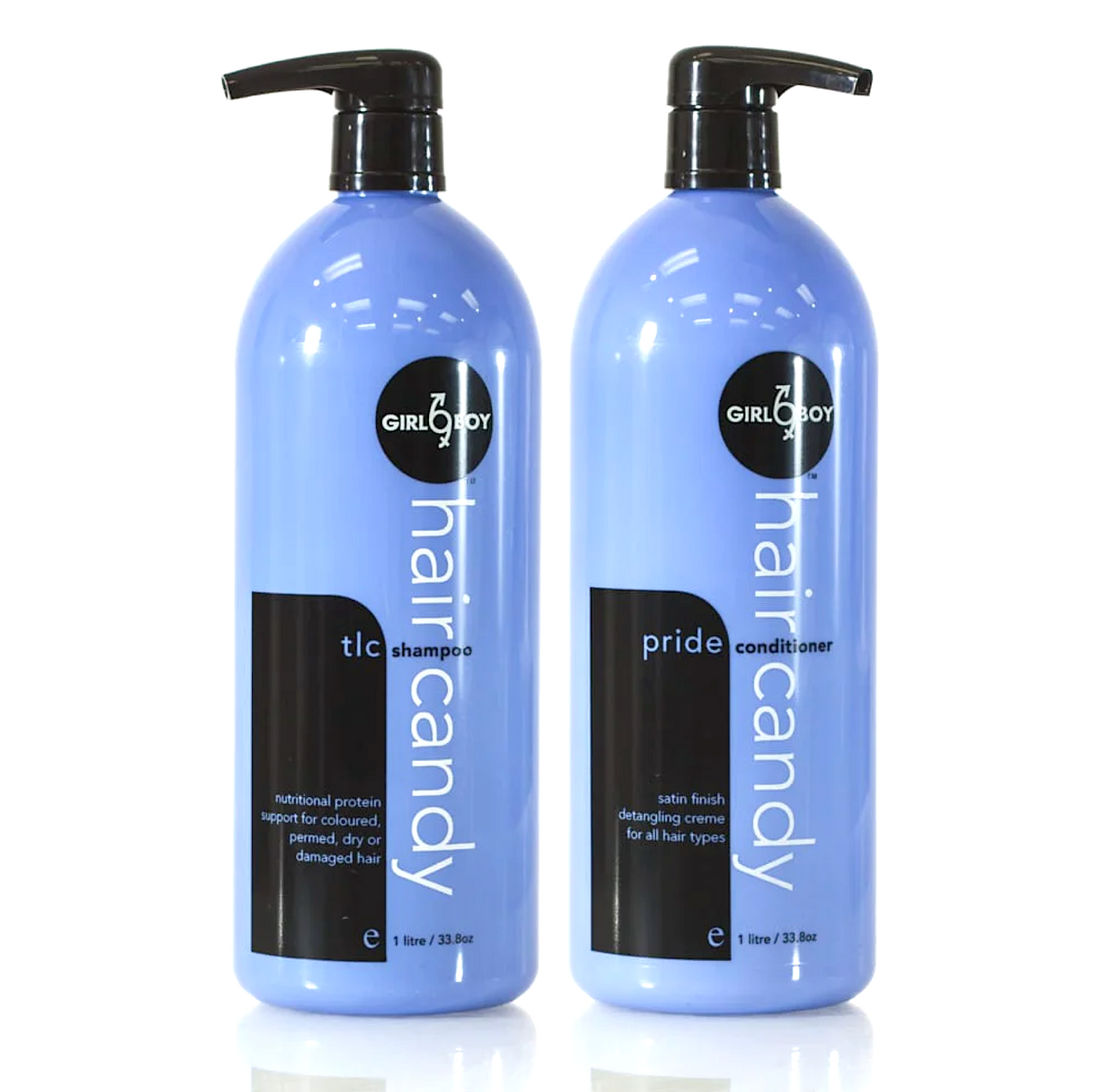 Girlboy TLC Shampoo and Pride Conditioner 1000ml Duo