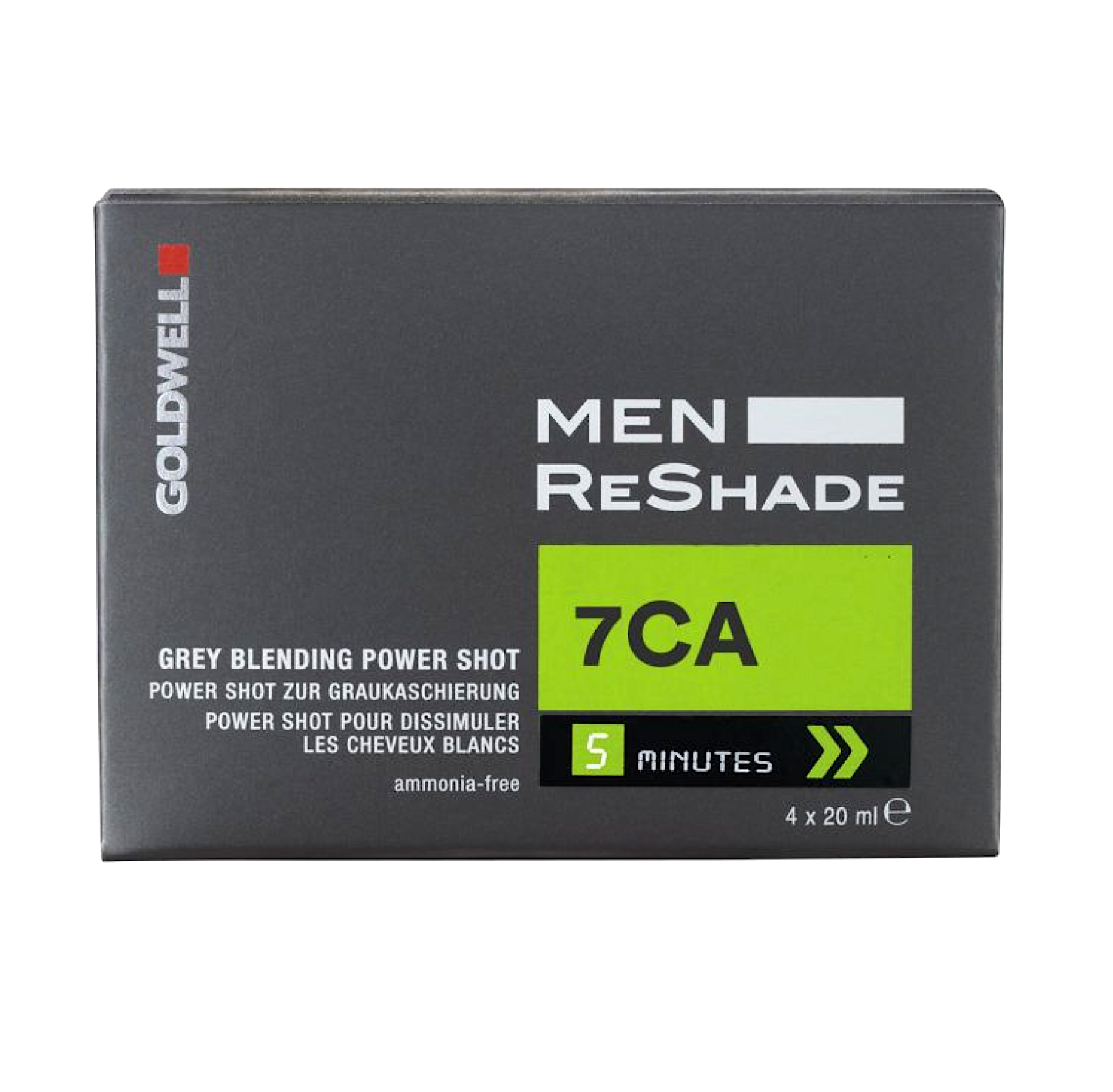 Goldwell Men Reshade 7CA Grey Blending Cool Ash Mid Blonde 4 x 20ml