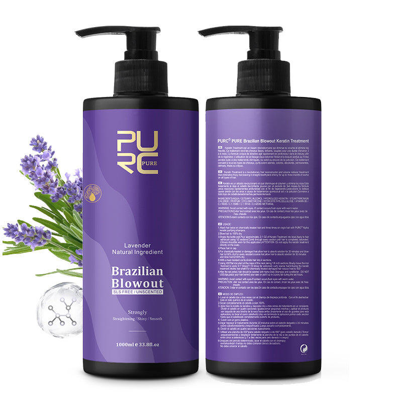 Purc Brazilian Blowout Keratin Lavender Treatment 1000ml