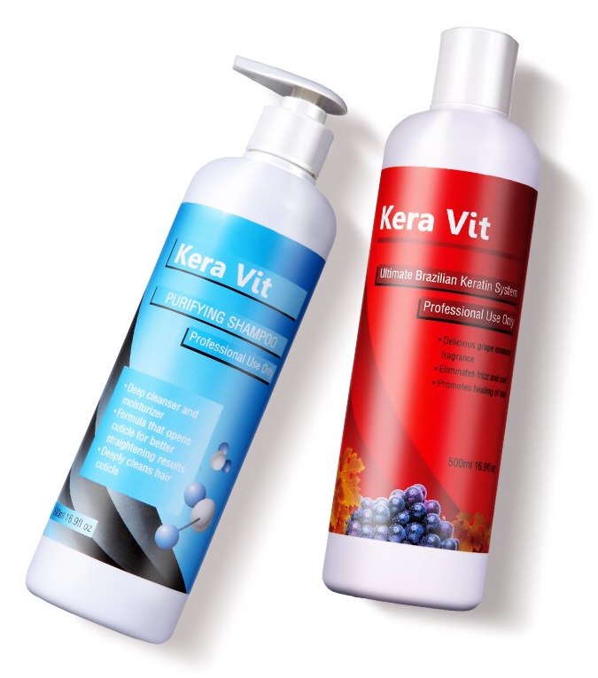 Kera Vit Ultimate Brazilian Keratin Treatment & Shampoo 500ml Duo