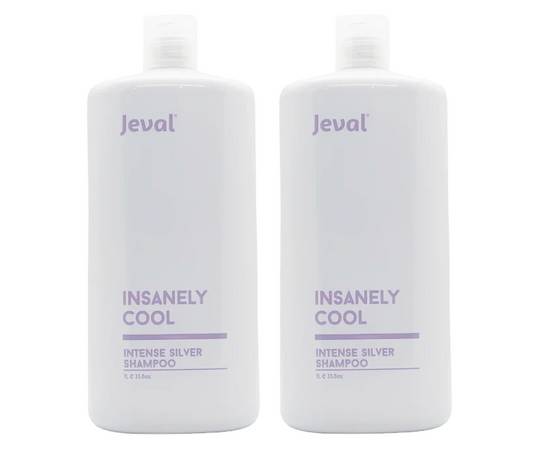 Jeval Insanely Cool Intense Silver Shampoo 1000ml (2pc)