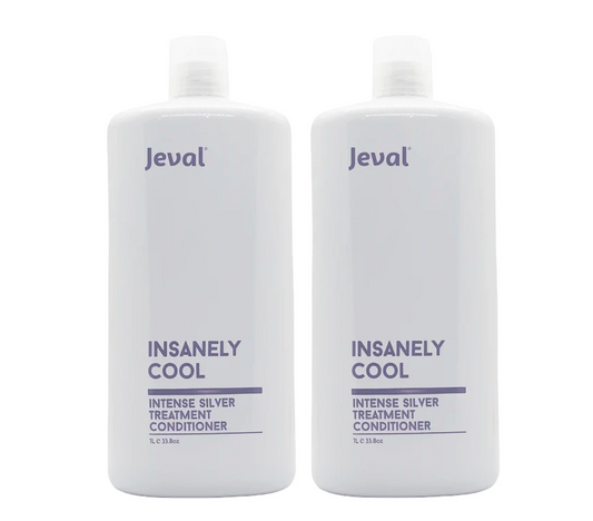 Jeval Insanely Cool Intense Silver Treatment Conditioner 1000ml (2pc)