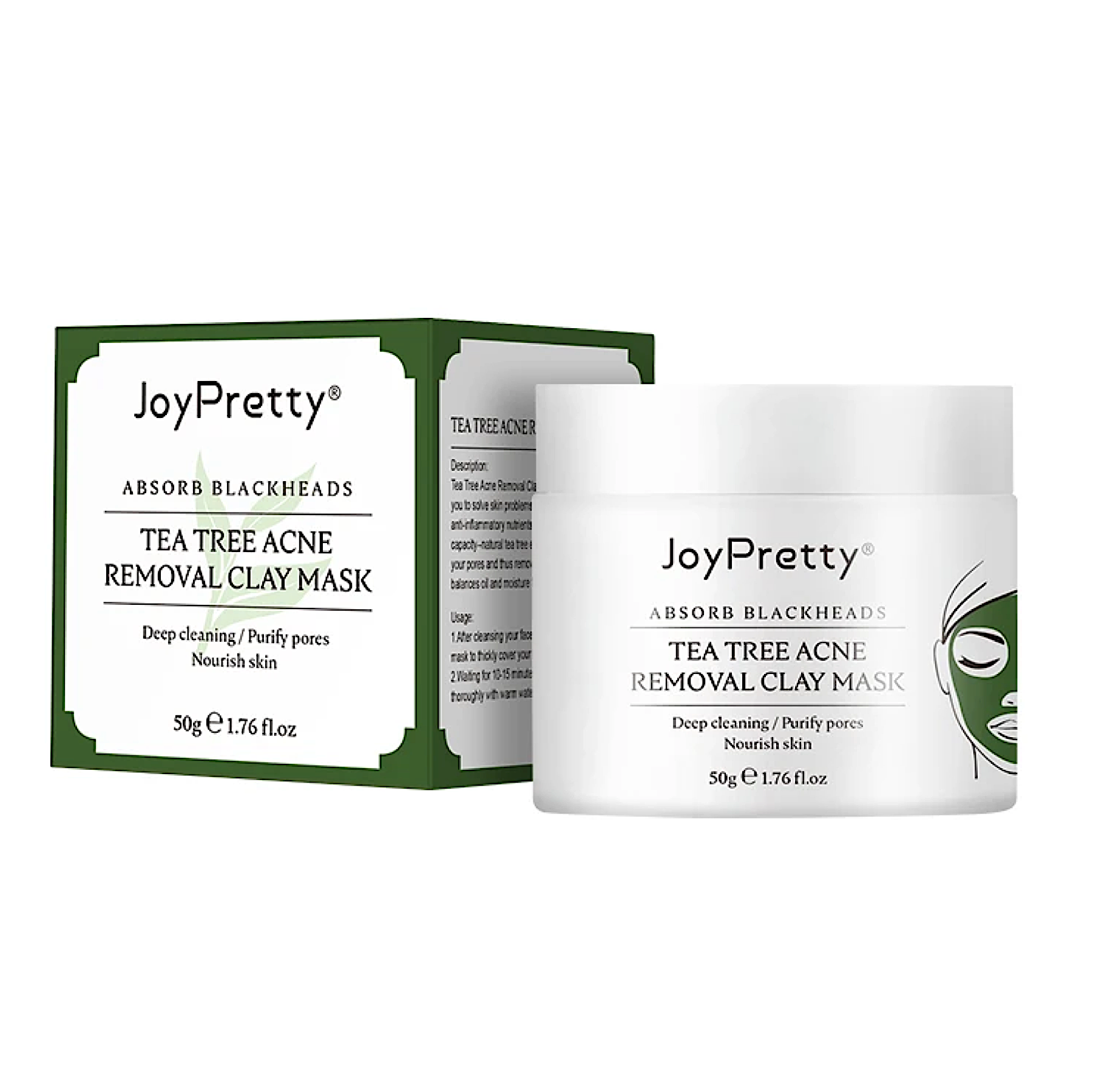 Joy Pretty Tea Tree Acne Removal Clay Mask 50g – Everything Keratin