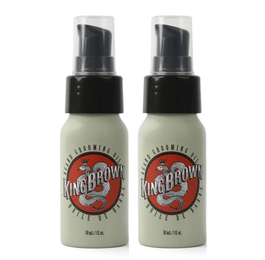 King Brown Beard Grooming Oil 30ml (2pc)