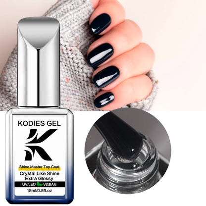 Kodies Gel Top Extra Gloss Quartz High Gloss UV/LED 15ml