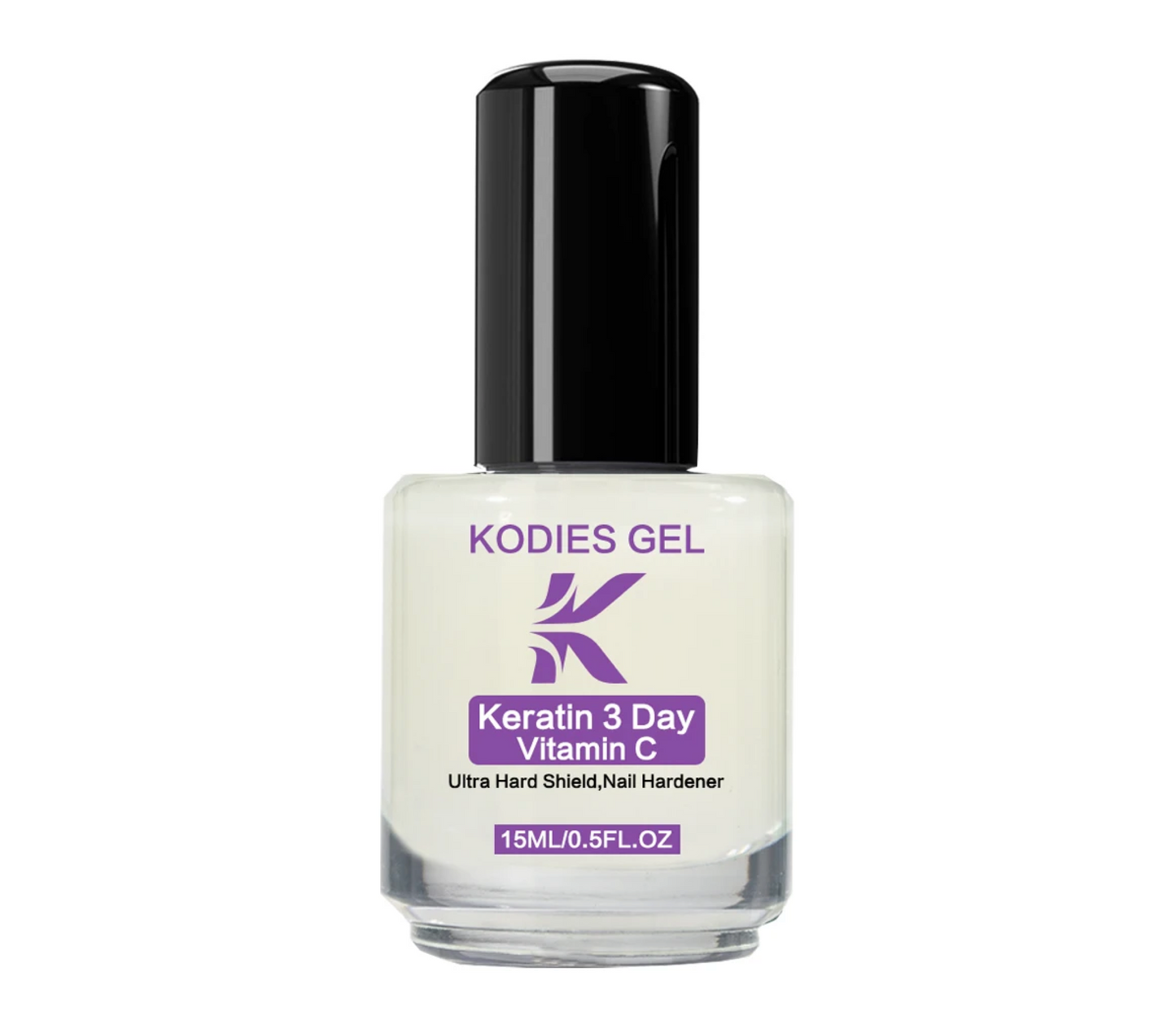 Kodies Nail Gel Keratin 3 Day Vitamin C Nail Hardener 15ml