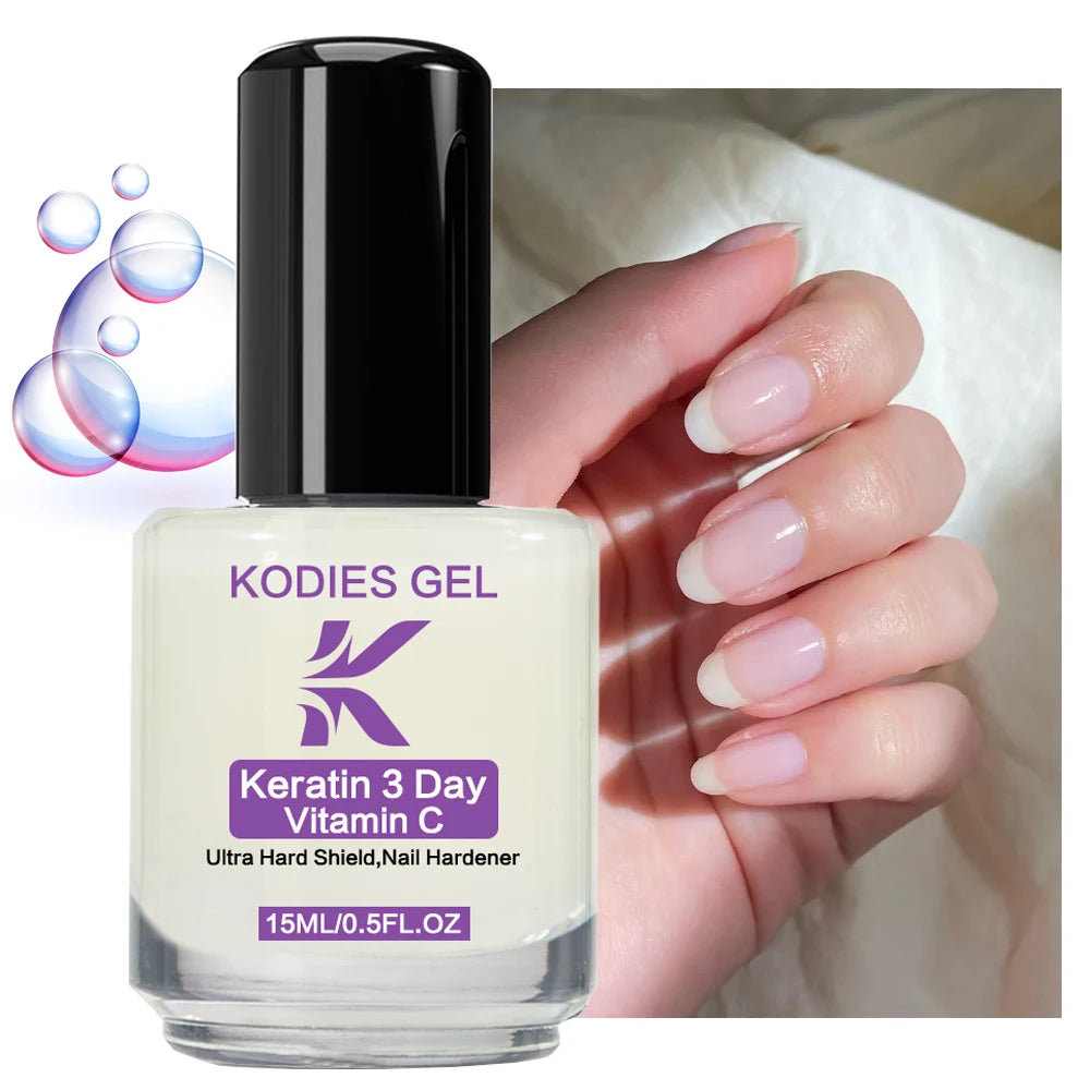 Kodies Nail Gel Keratin 3 Day Vitamin C Nail Hardener 15ml