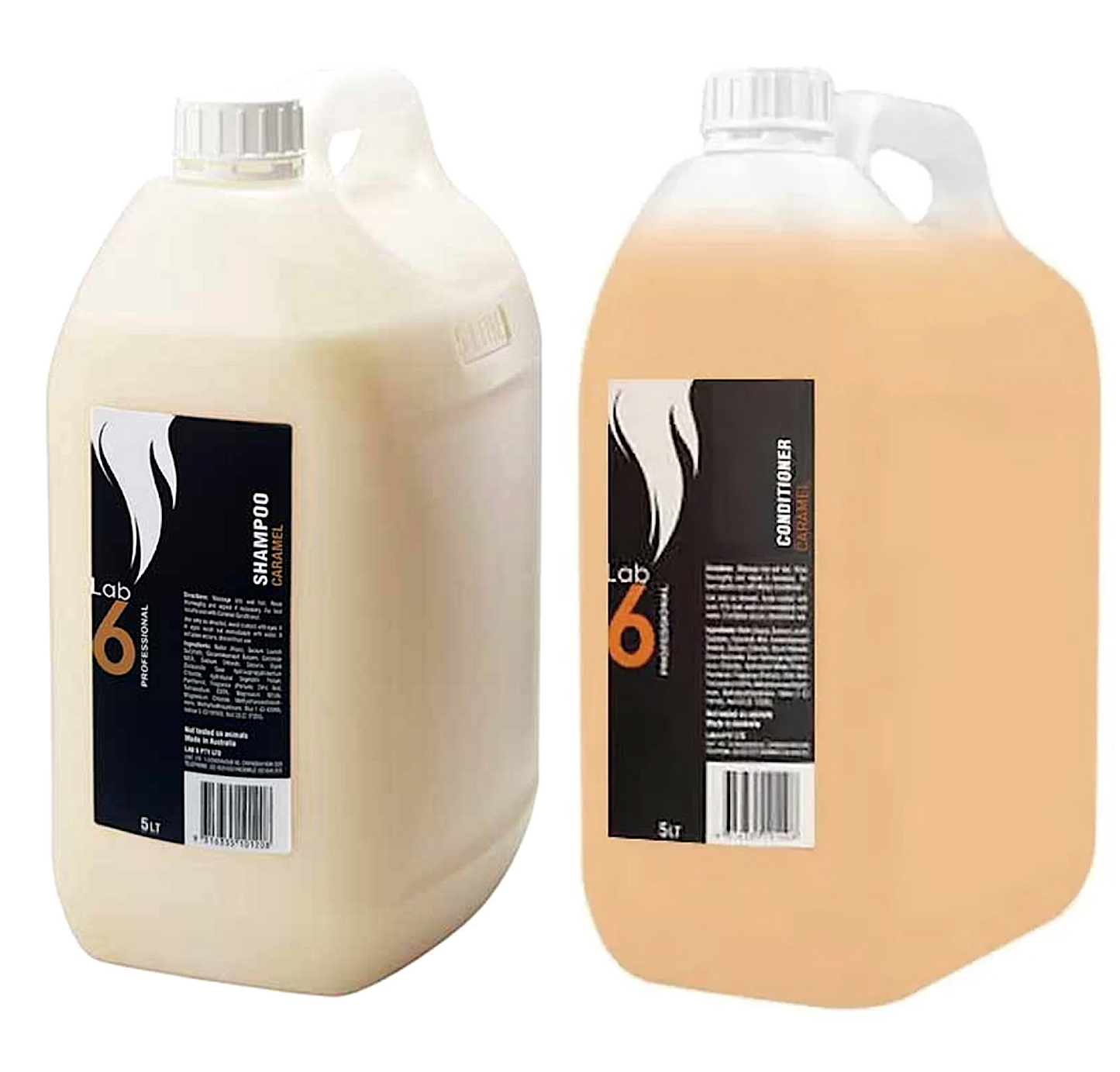 Lab 6 Caramel Shampoo and Conditioner 5L 