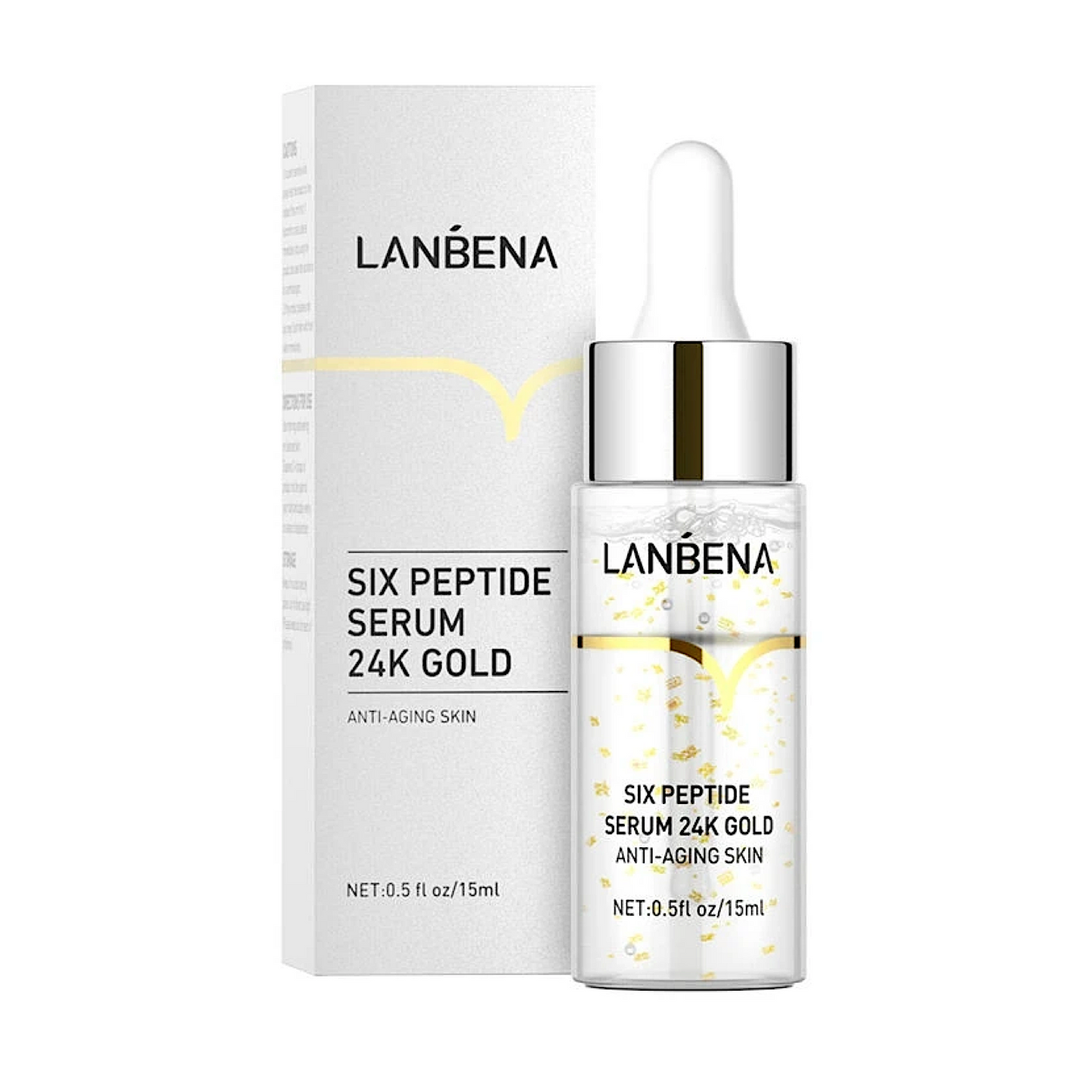 Lanbena Six Peptide Serum 24k Gold 15ml