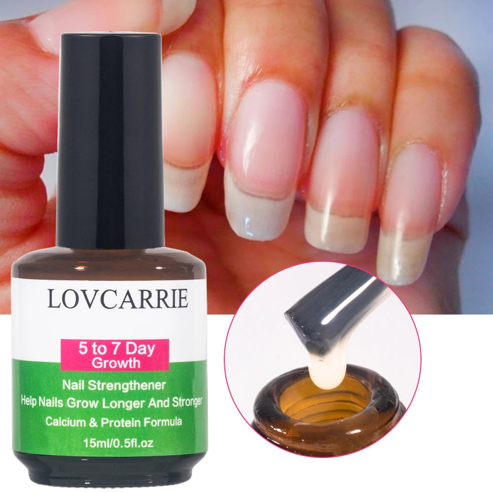 Lovcarrie 5 to 7 Days Nail Strengthener and Growth 15ml