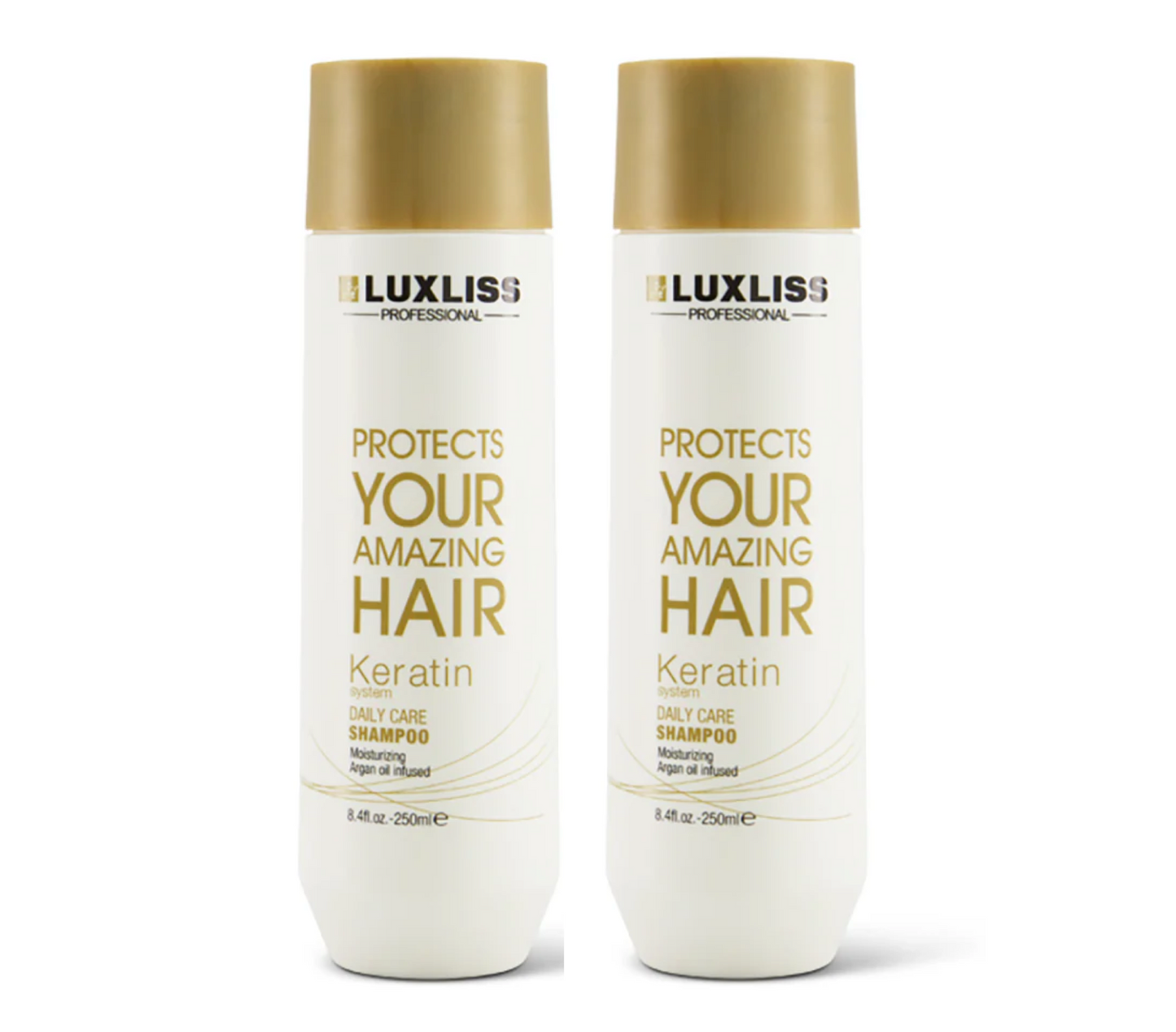 Luxliss Keratin Daily Care Shampoo 250ml (2pc)