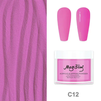 Magibling Acrylic & Dipping Powder Dark Pink 15g