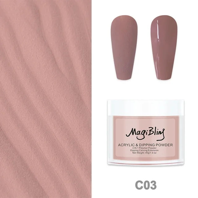 Magibling Acrylic & Dipping Powder Dusty Rose 15g