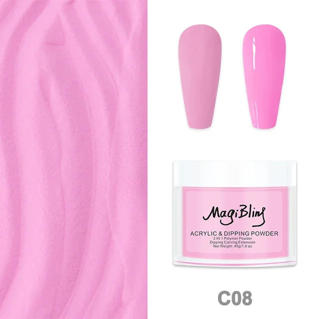 Magibling Acrylic & Dipping Powder Pink C08 15g 