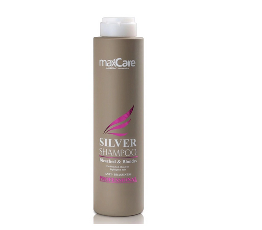 MaxCare Silver Shampoo Bleaches & Blondes 1000ml