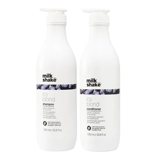 Milk Shake Icy Blonde Shampoo and Conditioner 1000ml