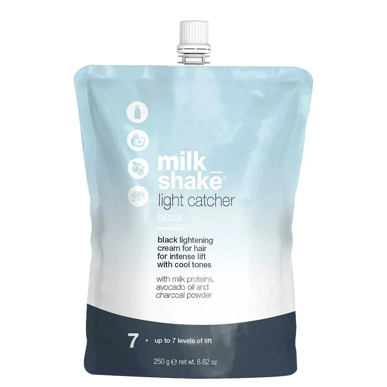 Milk Shake Light Catcher Black Lightening Cream Intense 7 Levels Lift 250g