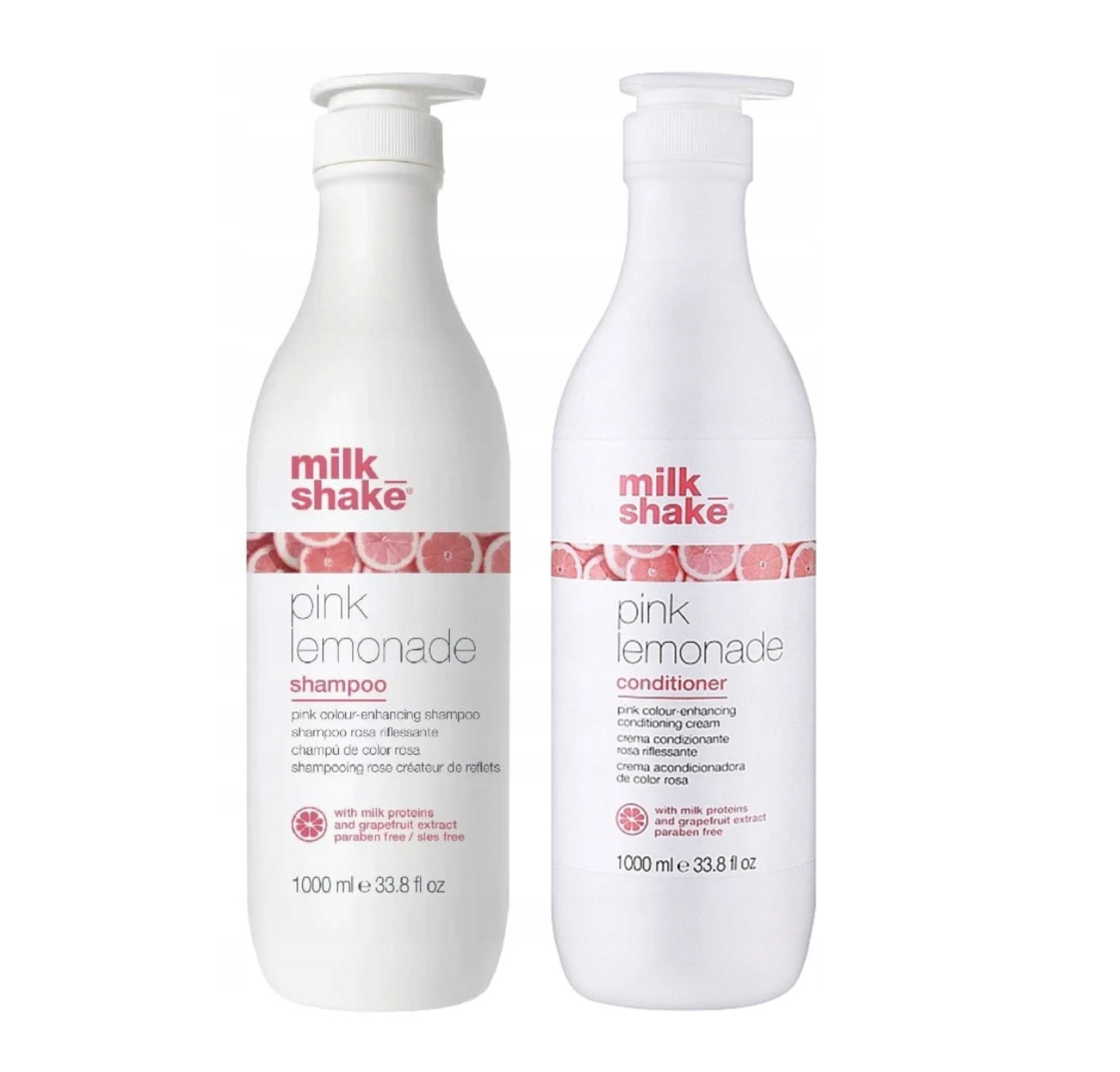 Milk Shake Pink Lemonade Pink Colour Enhancing Shampoo & Conditioner 1000ml 