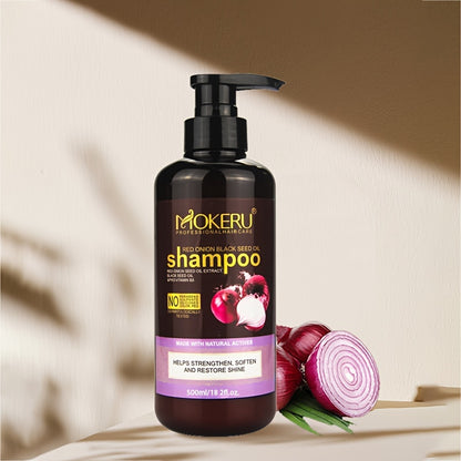 Mokeru Red Onion Black Seed Oil Shampoo 500ml