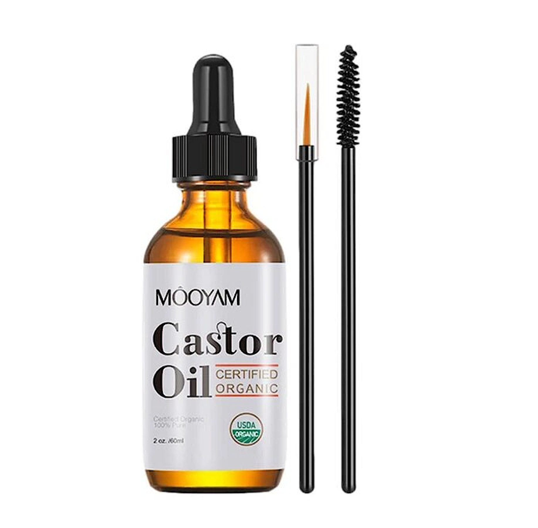 Mooyam Organic Castor Oil Eyelash Growth 60ml