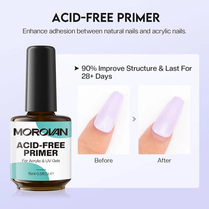 Morovan Acrylic Liquid for Nail Extension & Art Prep Liquid Kit