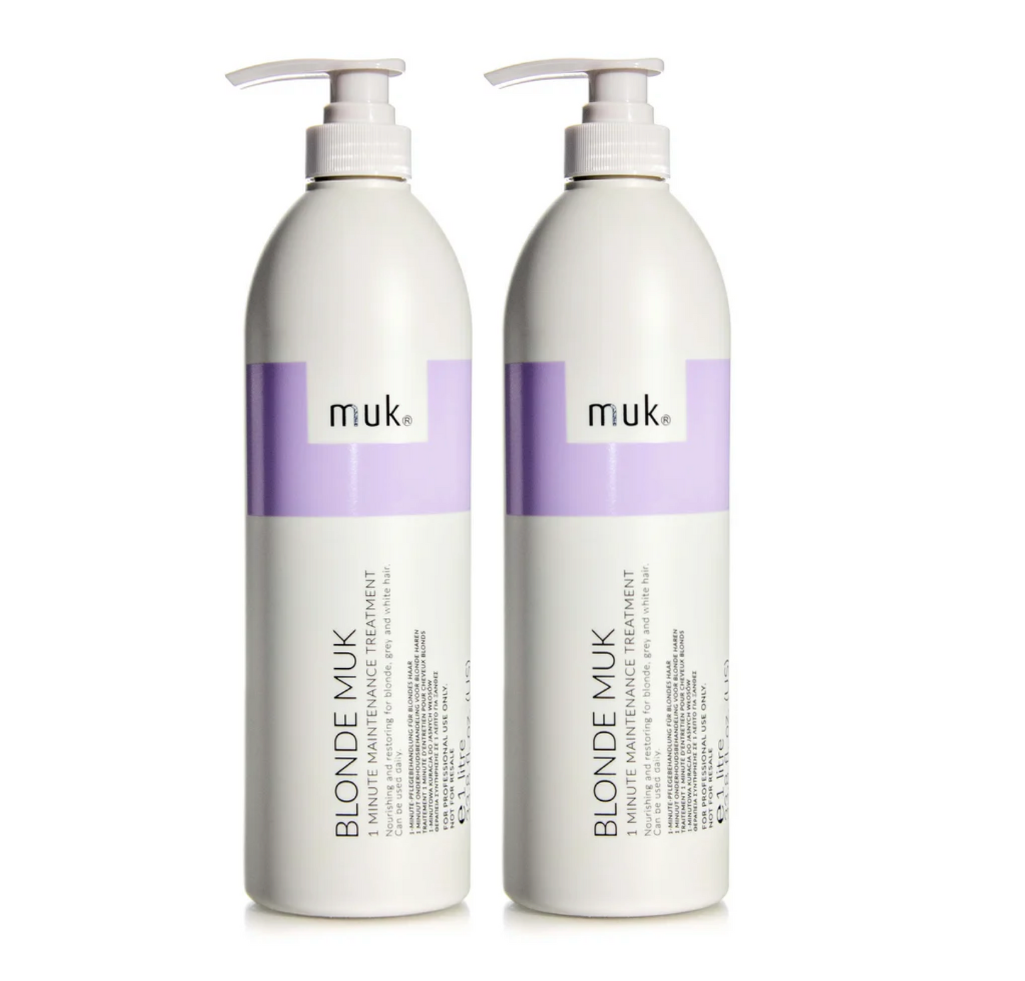 Muk Blonde Toning Shampoo 1000ml (2pc)