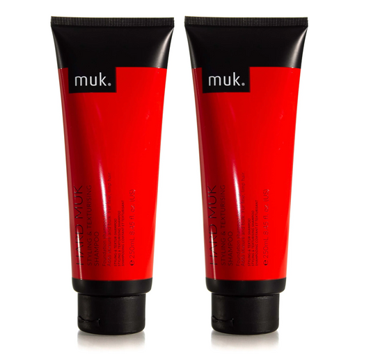 Muk Hard Muk Styling and Texturising Shampoo 250ml (2pc)