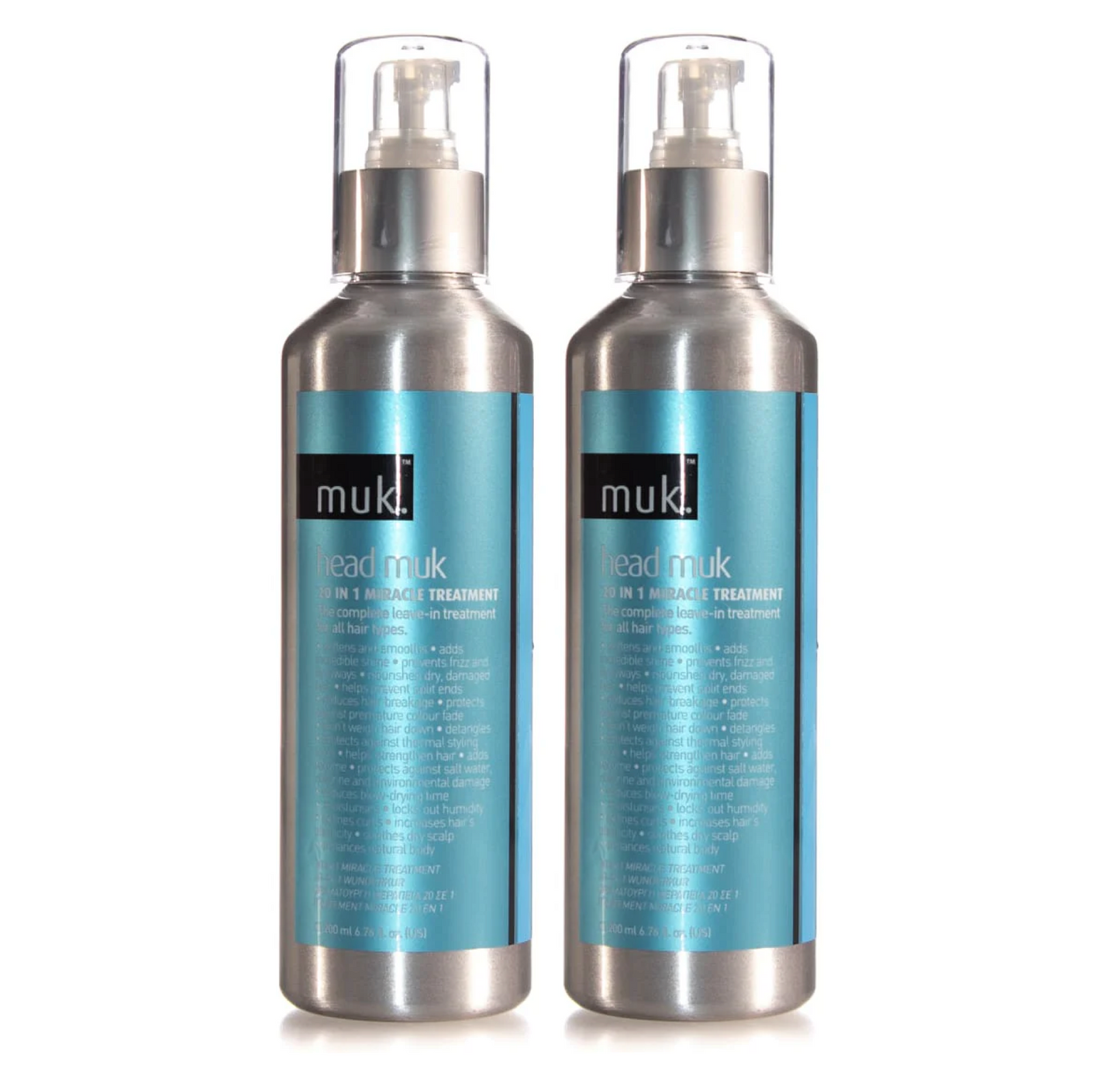 Muk Head Muk 20 In 1 Miracle Leave in Treatment 200ml (2pc)